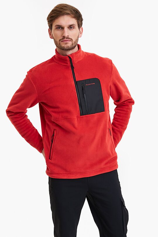 Polartec fliso prasegamas džemperis 1 | RAUDONA | Audimas