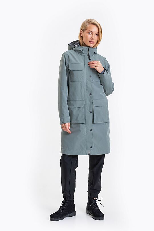 Dviejų dalių paltas su 5 000 membrana 3 | ŽALIA | Audimas