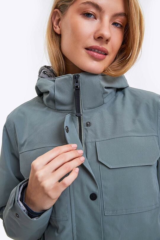 Dviejų dalių paltas su 5 000 membrana 5 | ŽALIA | Audimas