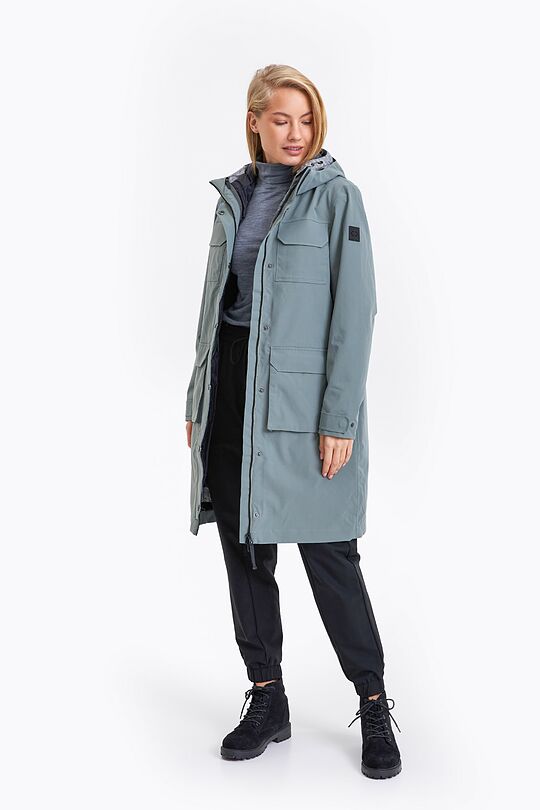 Dviejų dalių paltas su 5 000 membrana 11 | ŽALIA | Audimas