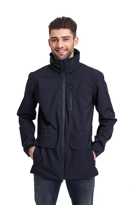 Lengva apsauganti nuo lietaus parka 8 | JUODA | Audimas