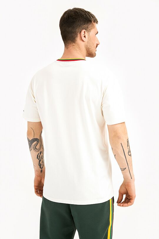 Retro stiliaus medvilniniai marškinėliai 2 | BALTA | Audimas