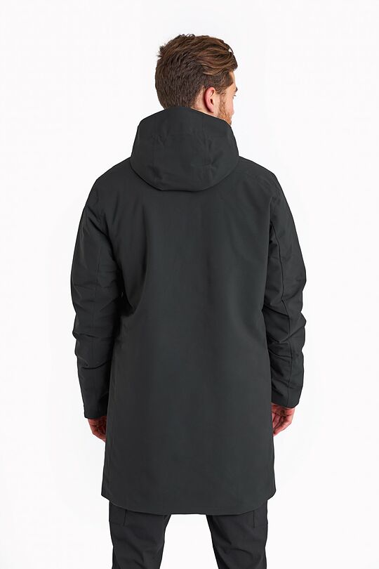 Ilga apsauganti nuo lietaus parka 2 | JUODA | Audimas