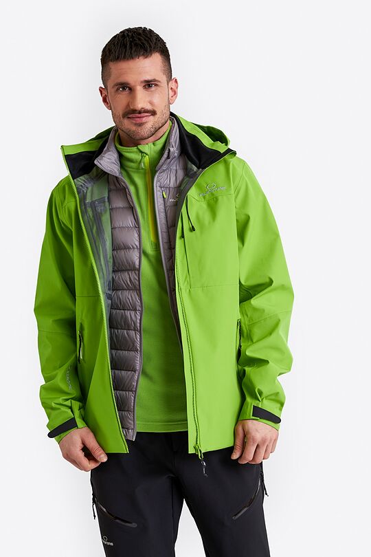 Striukė nuo vėjo ir lietaus Hardshell 12 | ŽALIA | Audimas
