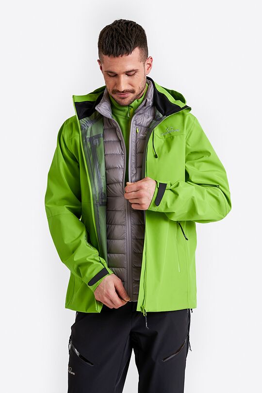 Striukė nuo vėjo ir lietaus Hardshell 11 | ŽALIA | Audimas
