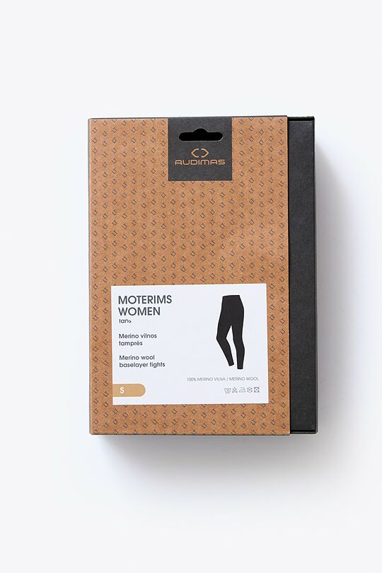 Merino vilnos apatinės tamprės 6 | JUODA | Audimas