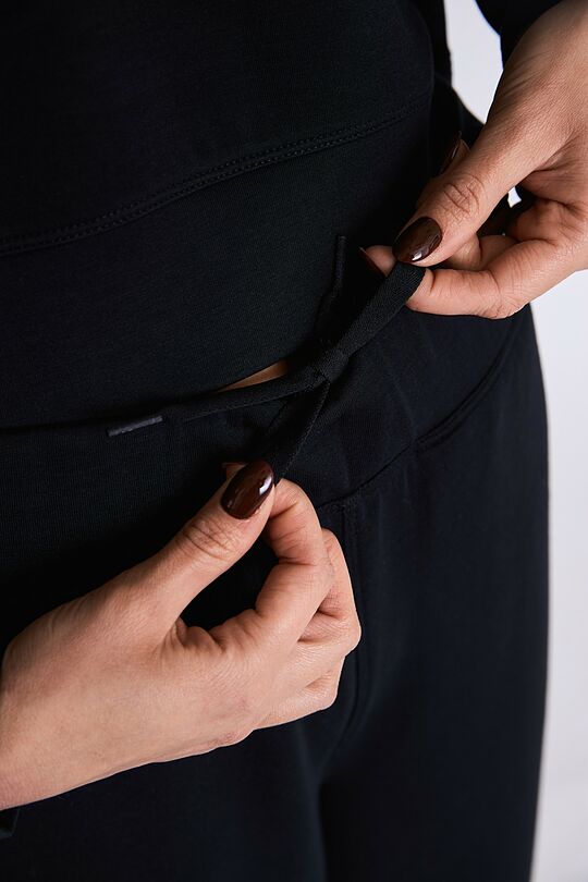 Kelnės su Tencel lajocelio pluoštu 5 | JUODA | Audimas