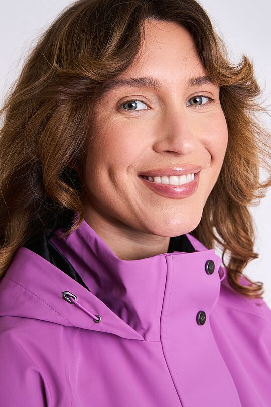 Nuo lietaus apsaugantis paltas su membrana 6 | VIOLETINĖ | Audimas