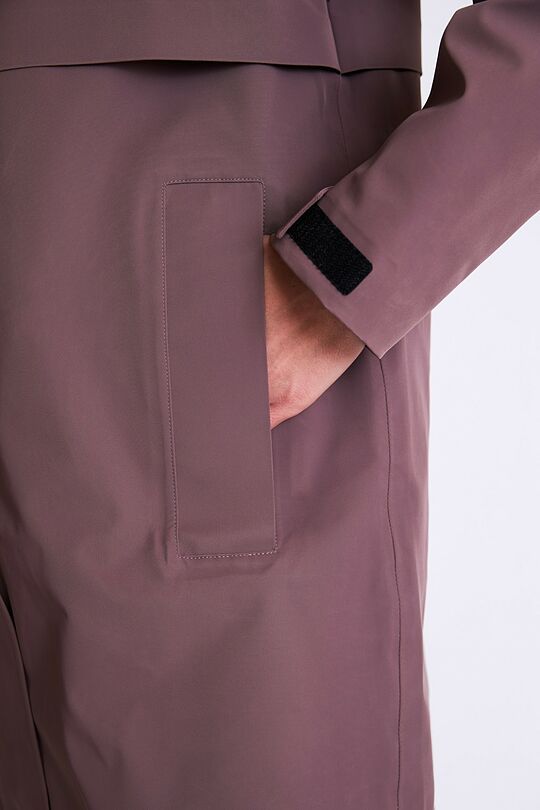 Nuo lietaus apsaugantis paltas su membrana 6 | RUDA | Audimas