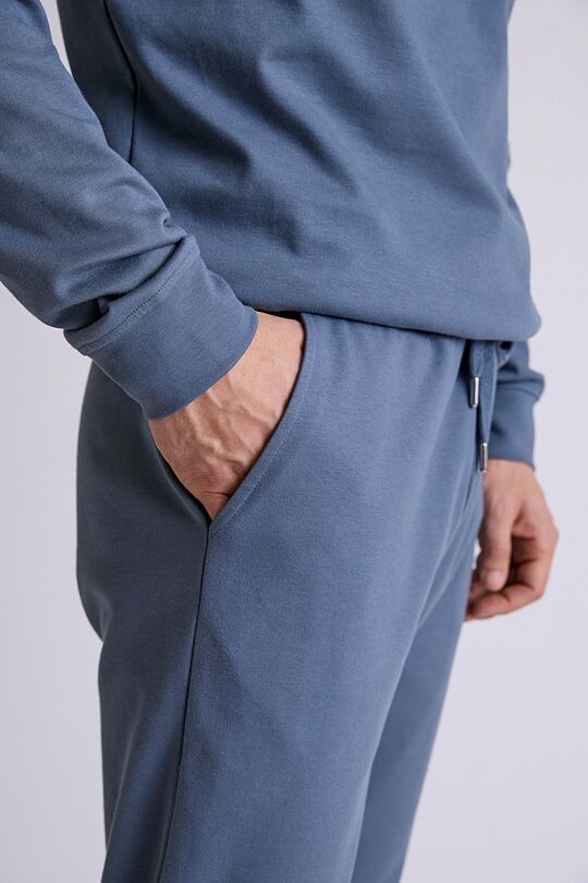 Lengvos medvilninės kelnės 4 | PILKA | Audimas