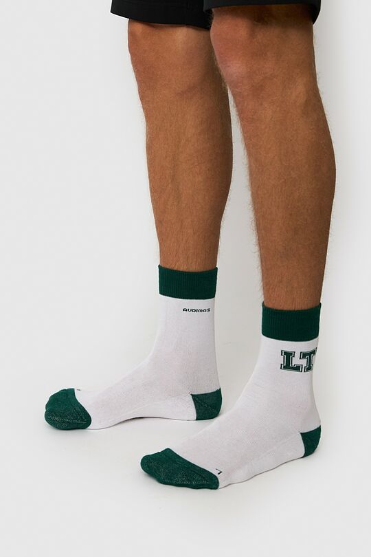 Nacionalinės kolekcijos medvilninės kojinės 1 | BALTA | Audimas