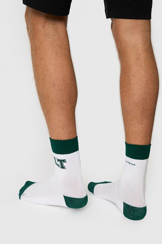 Nacionalinės kolekcijos medvilninės kojinės 4 | BALTA | Audimas