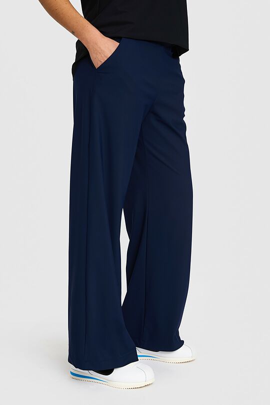 SENSITIVE laisvo silueto kelnės 2 | MĖLYNA | Audimas