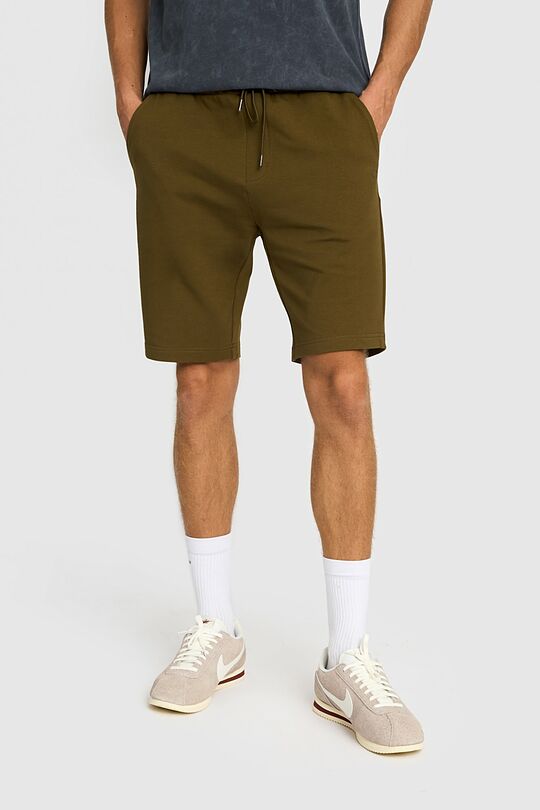 Tamprūs medvilniniai šortai 2 | ŽALIA | Audimas