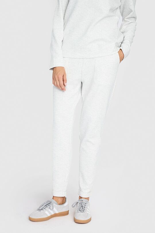 Tekstūrinės medvilninės kelnės 2 | PILKA | Audimas