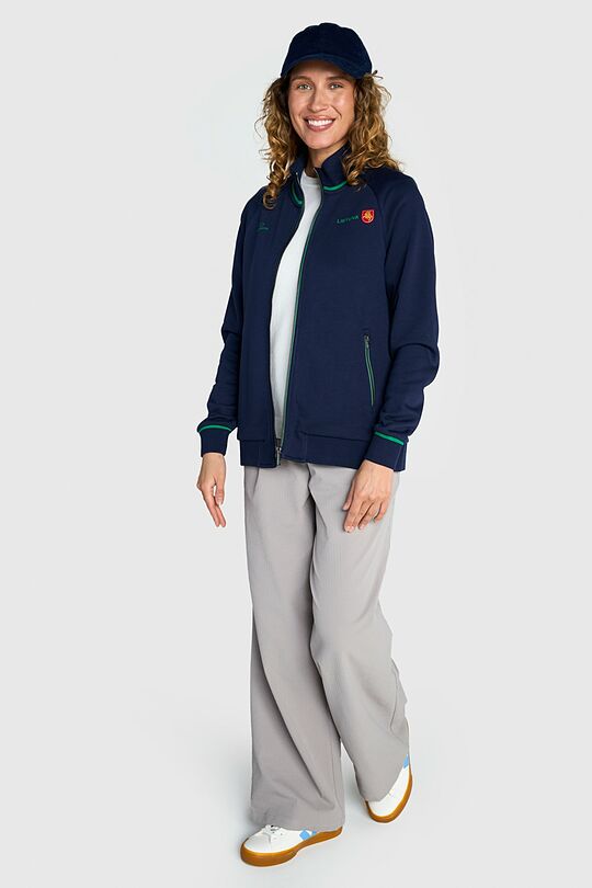 Nacionalinės kolekcijos džemperis su užtrauktuku 6 | MĖLYNA | Audimas