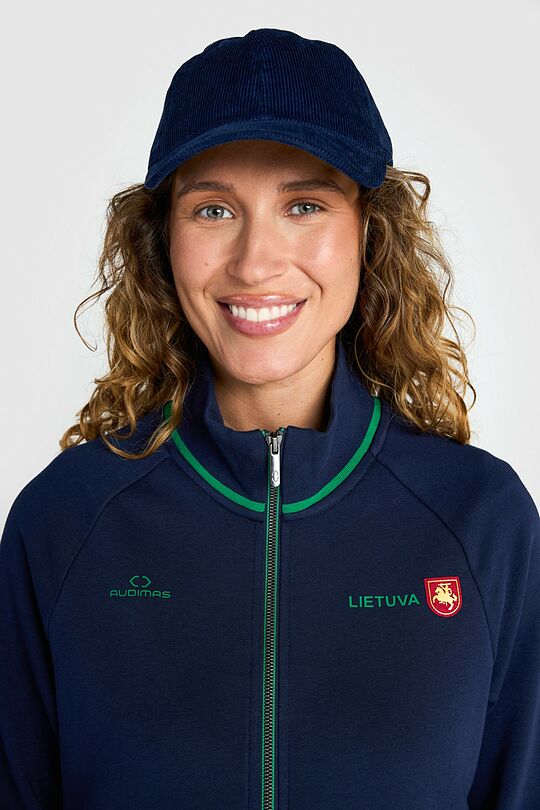 Nacionalinės kolekcijos džemperis su užtrauktuku 4 | MĖLYNA | Audimas