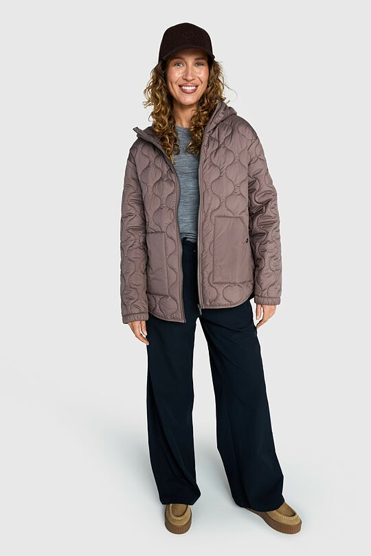 Trumpa demisezoninė striukė 5 | KREMINĖ | Audimas