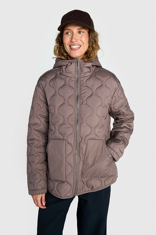 Trumpa demisezoninė striukė 1 | KREMINĖ | Audimas