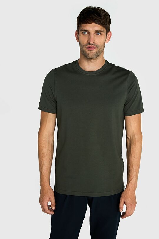 Medvilniniai marškinėliai trumpomis rankovėmis 1 | ŽALIA | Audimas