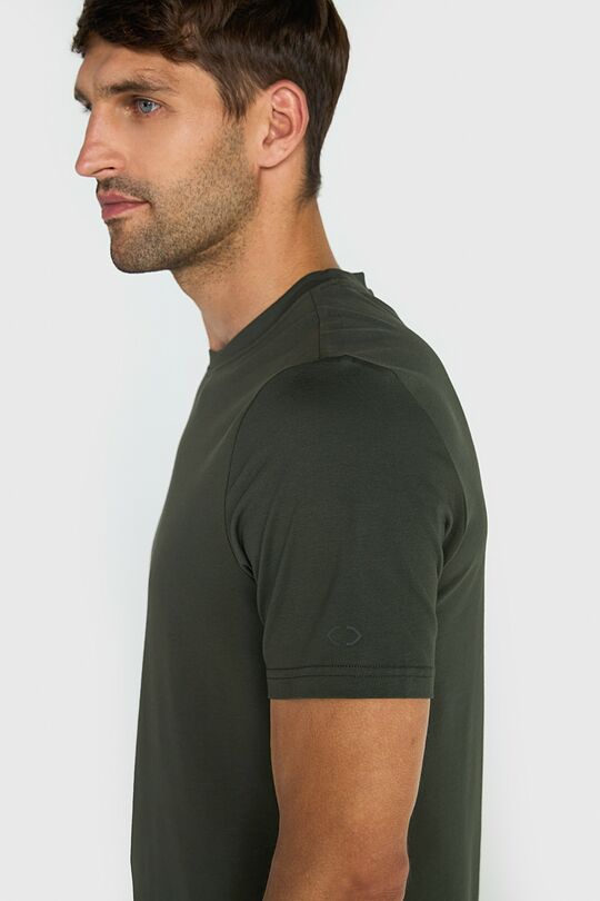 Medvilniniai marškinėliai trumpomis rankovėmis 3 | ŽALIA | Audimas