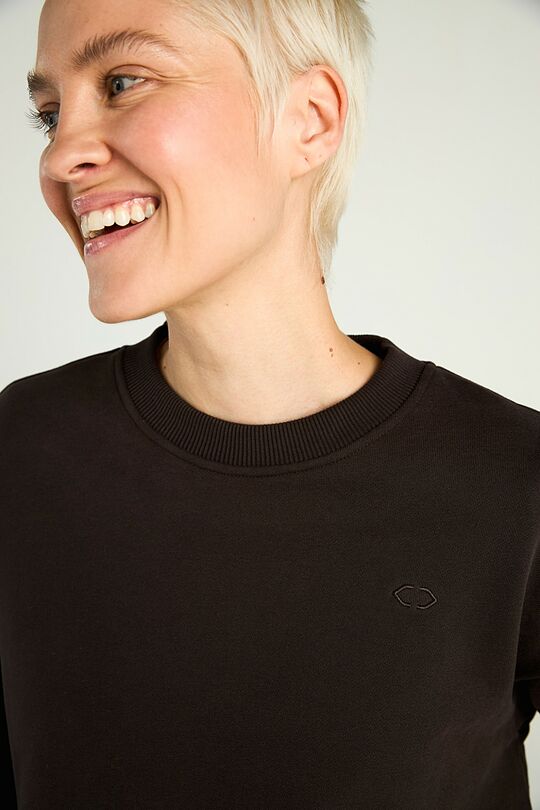 Švelnus medvilninis džemperis 4 | RUDA | Audimas