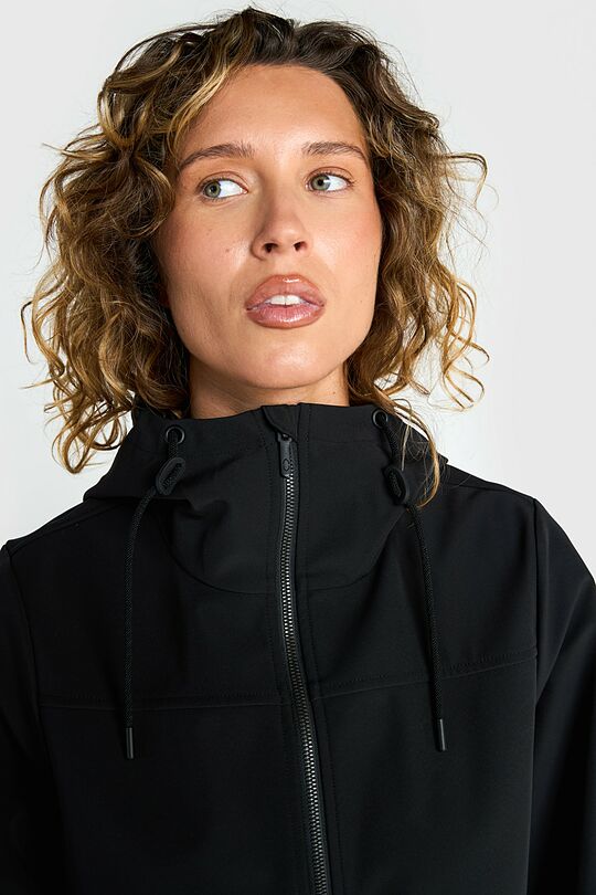 Softshell medžiagos paltas 5 | JUODA | Audimas