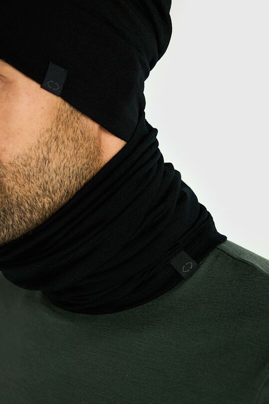 Merino vilnos kaklo mova 5 | JUODA | Audimas
