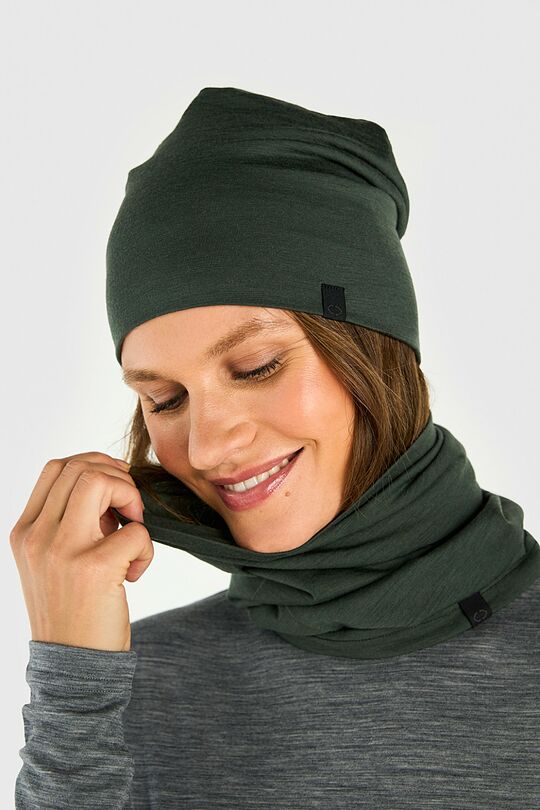 Merino vilnos kaklo mova 1 | ŽALIA | Audimas