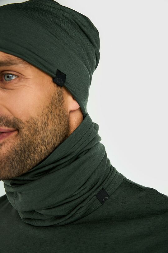 Merino vilnos kaklo mova 3 | ŽALIA | Audimas