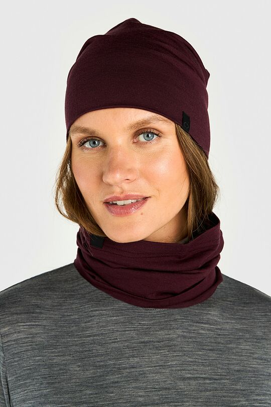 Merino vilnos kepurė 1 | BORDO | Audimas