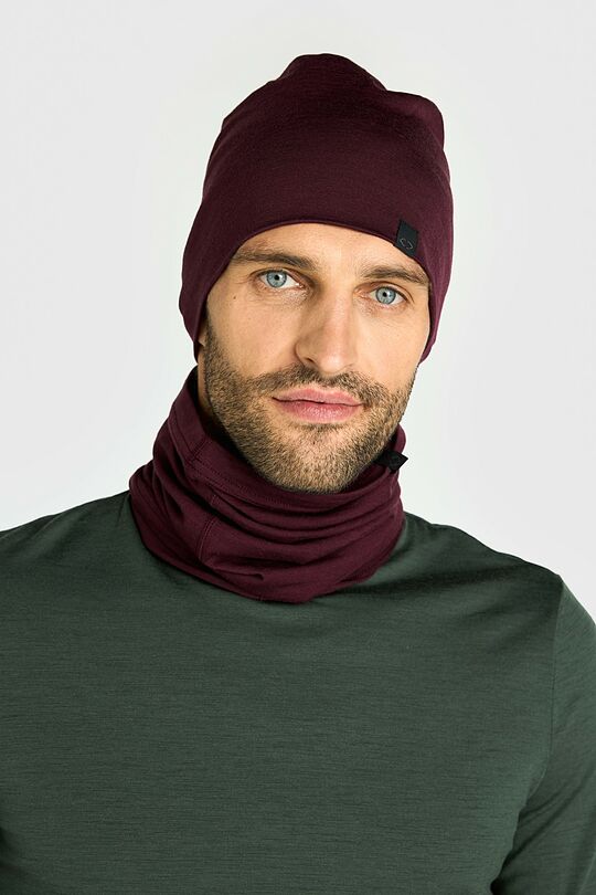 Merino vilnos kepurė 2 | BORDO | Audimas