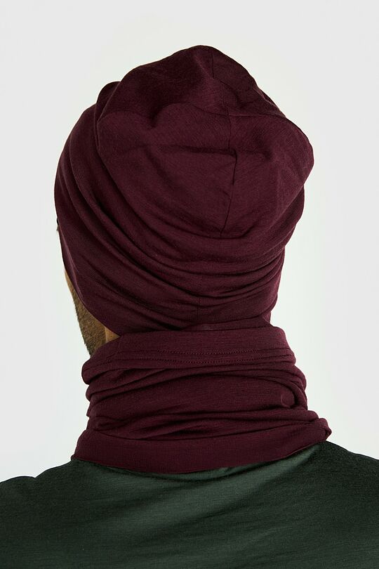 Merino vilnos kepurė 4 | BORDO | Audimas