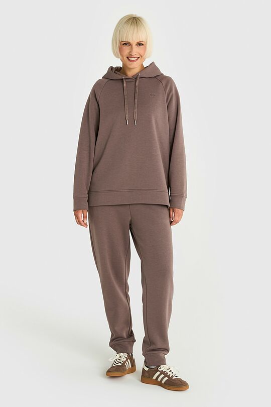 Medvilninis džemperis šiauštu vidumi 6 | ŠVIESIAI RUDA | Audimas