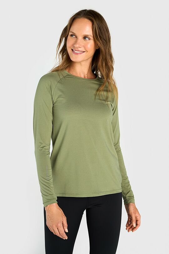 Sportiniai marškinėliai ilgomis rankovėmis 1 | ŽALIA | Audimas