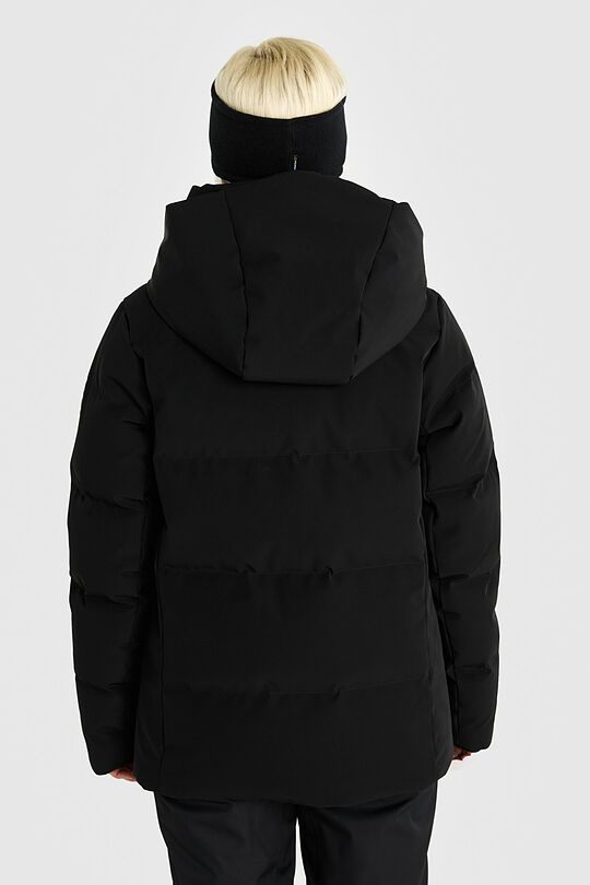 Universali pūkinė slidinėjimo striukė su membrana 4 | JUODA | Audimas