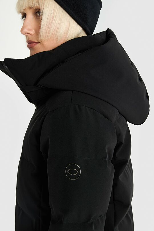 Universali pūkinė slidinėjimo striukė su membrana 5 | JUODA | Audimas