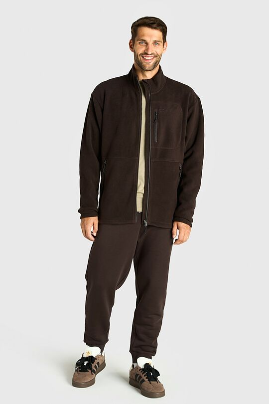 Atsegamas fliso džemperis 5 | RUDA | Audimas