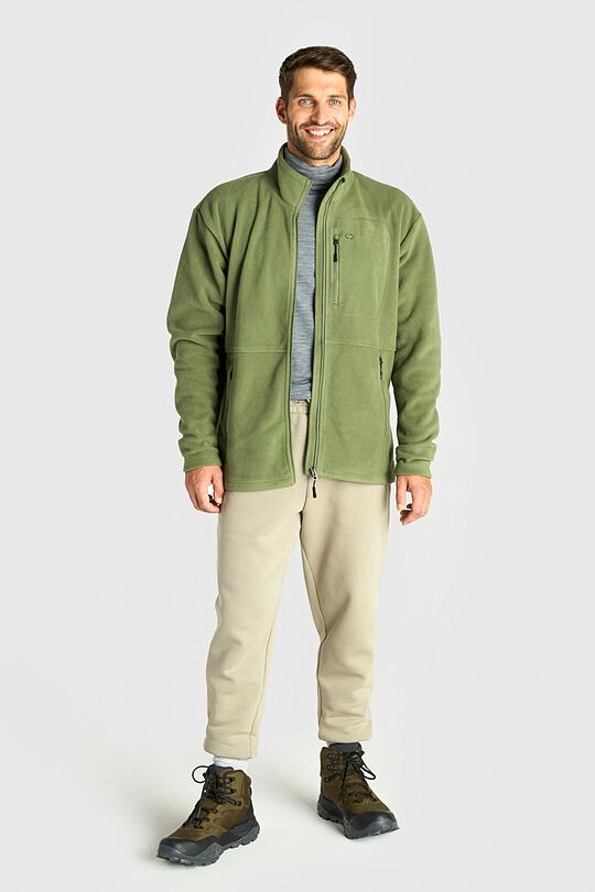 Atsegamas fliso džemperis 5 | ŽALIA | Audimas