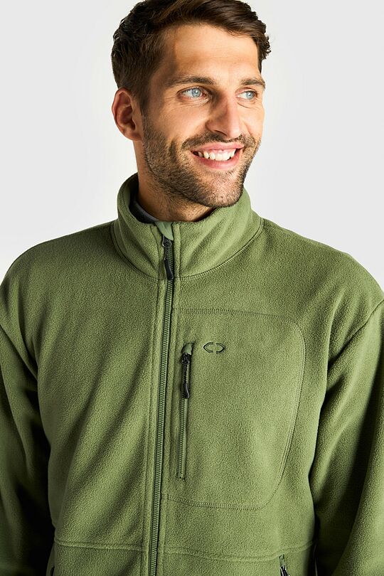 Atsegamas fliso džemperis 2 | ŽALIA | Audimas