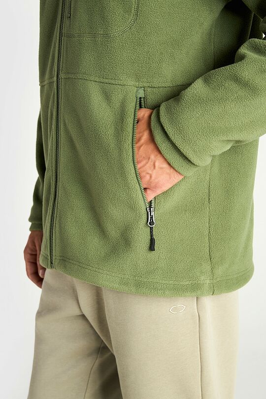 Atsegamas fliso džemperis 3 | ŽALIA | Audimas