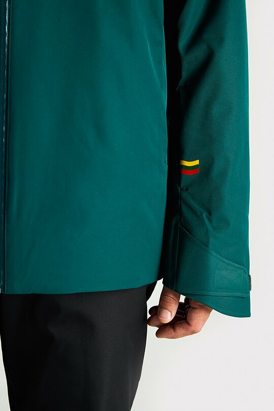 Slidinėjimo striukė su 3M pašiltinimu 6 | ŽALIA | Audimas