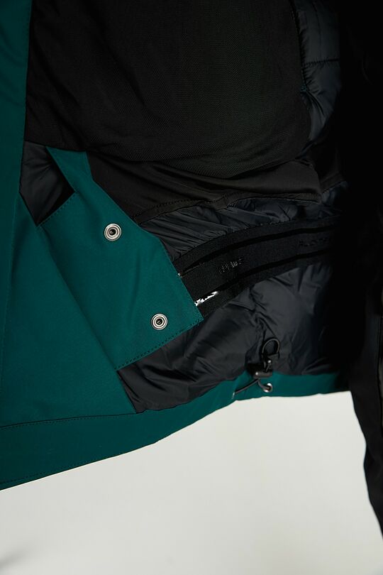 Slidinėjimo striukė su 3M pašiltinimu 11 | ŽALIA | Audimas