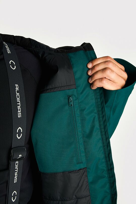 Slidinėjimo striukė su 3M pašiltinimu 12 | ŽALIA | Audimas