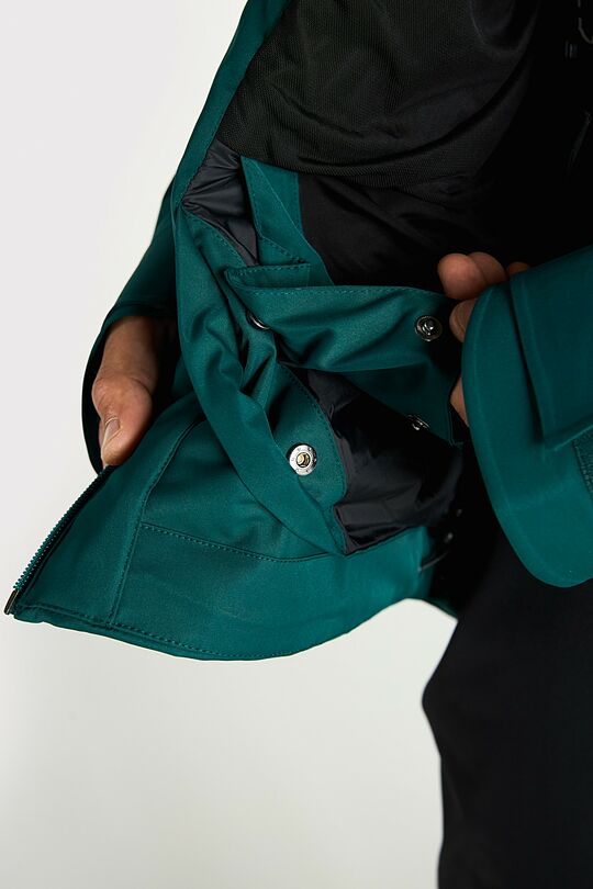 Slidinėjimo striukė su 3M pašiltinimu 13 | ŽALIA | Audimas