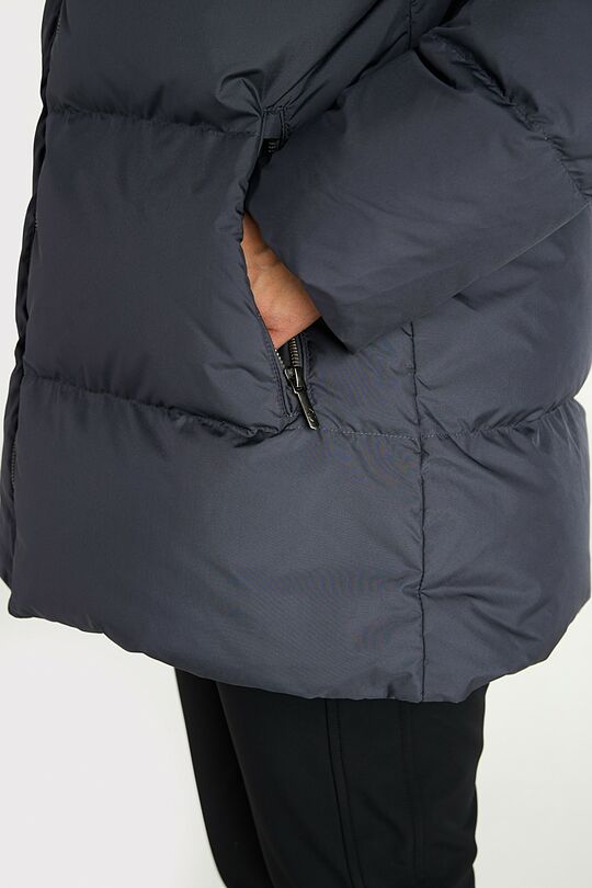 Pūkinė striukė 5 | PILKA | Audimas