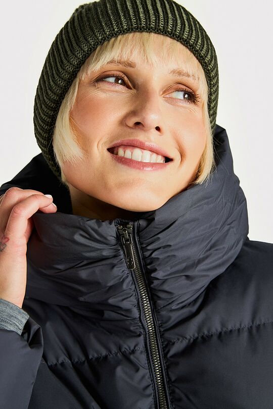 Pūkinė striukė 6 | PILKA | Audimas