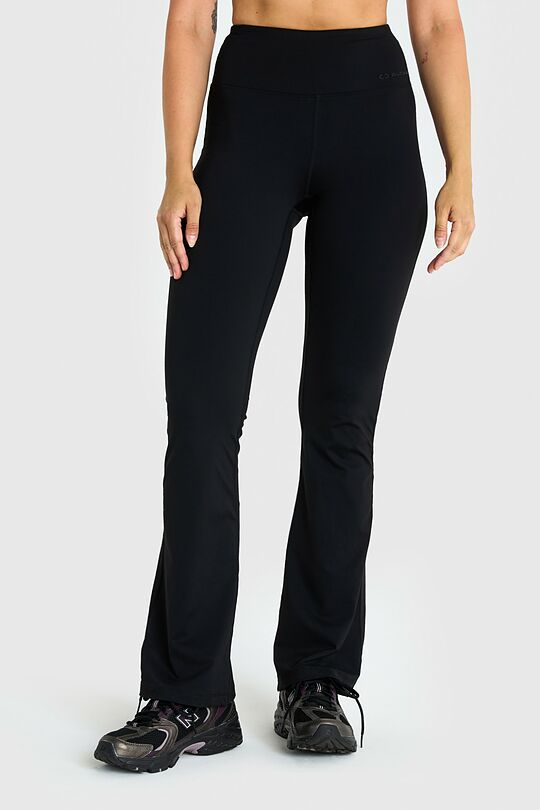 Platėjančios sportinės tamprės 2 | JUODA | Audimas