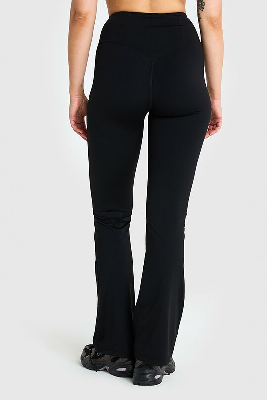 Platėjančios sportinės tamprės 3 | JUODA | Audimas