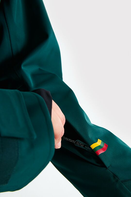 Slidinėjimo striukė su 3M pašiltinimu 5 | ŽALIA | Audimas